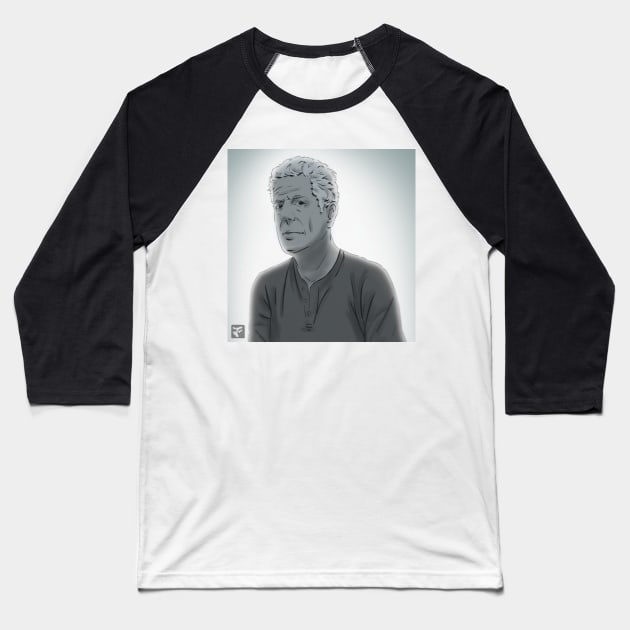 ANTHONY BOURDIAN Baseball T-Shirt by megashopuk